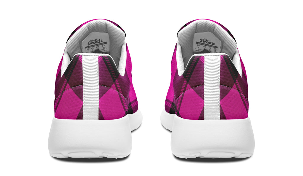 Pretty In Pink Plaid Sneakers