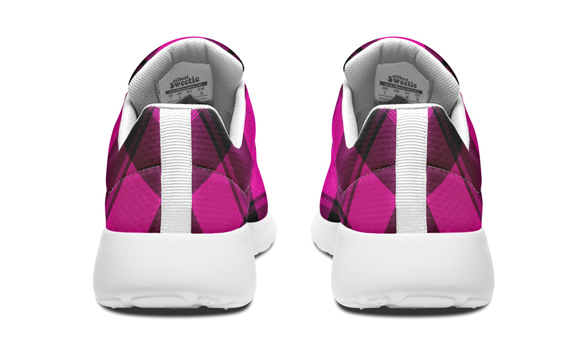 Pretty In Pink Plaid Sneakers