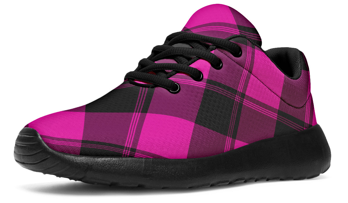 Pretty In Pink Plaid Sneakers