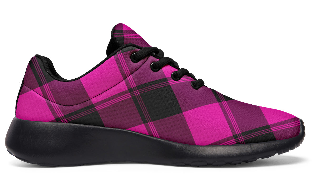Pretty In Pink Plaid Sneakers