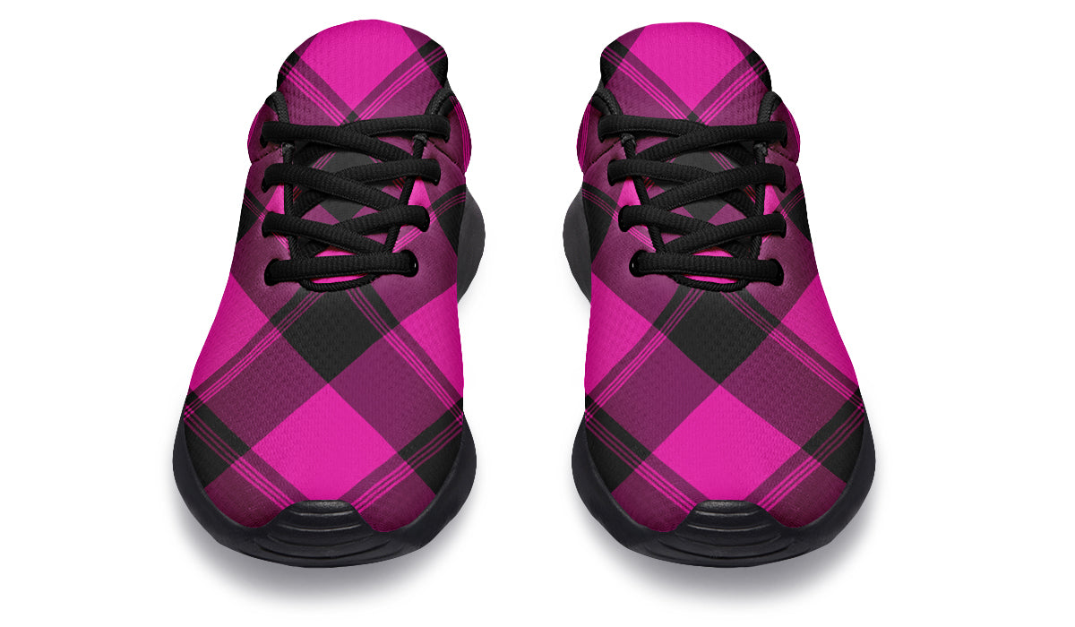 Pretty In Pink Plaid Sneakers