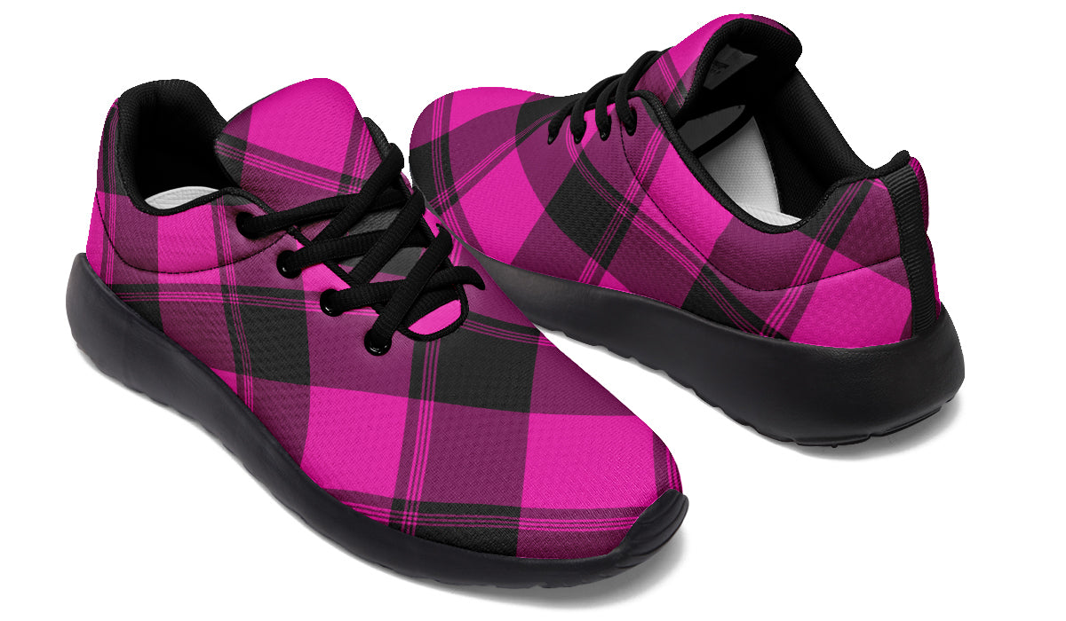 Pretty In Pink Plaid Sneakers