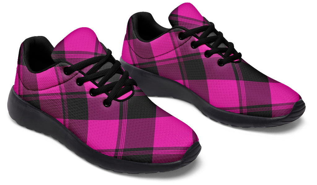 Pretty In Pink Plaid Sneakers