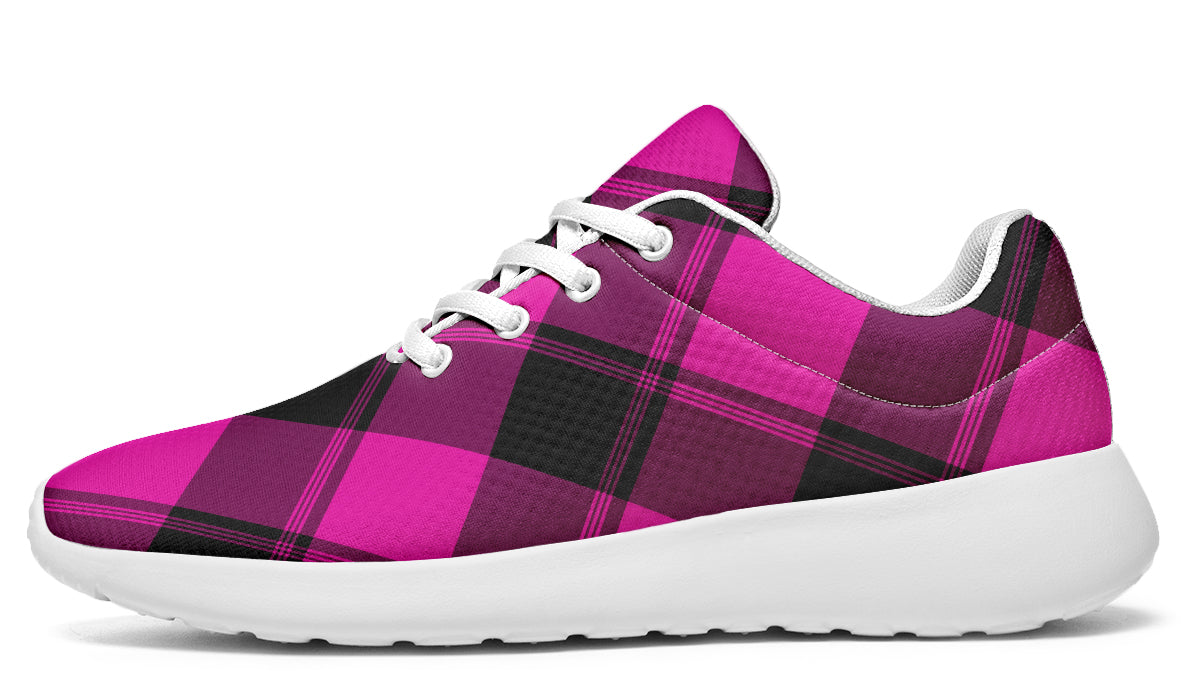 Pretty In Pink Plaid Sneakers