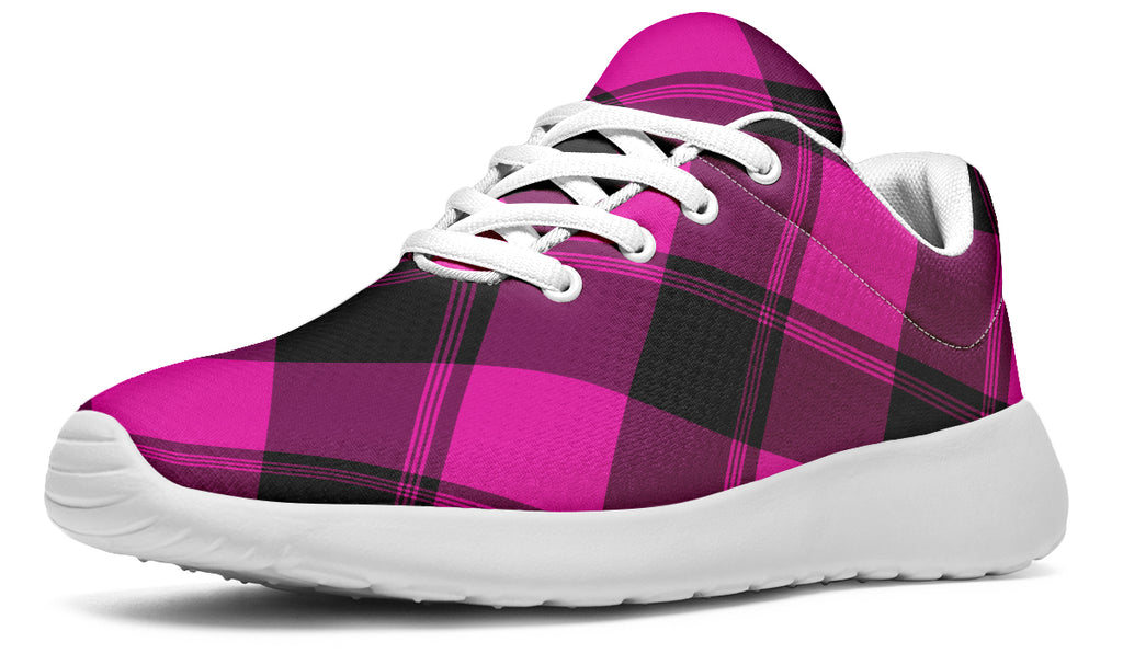 Pretty In Pink Plaid Sneakers