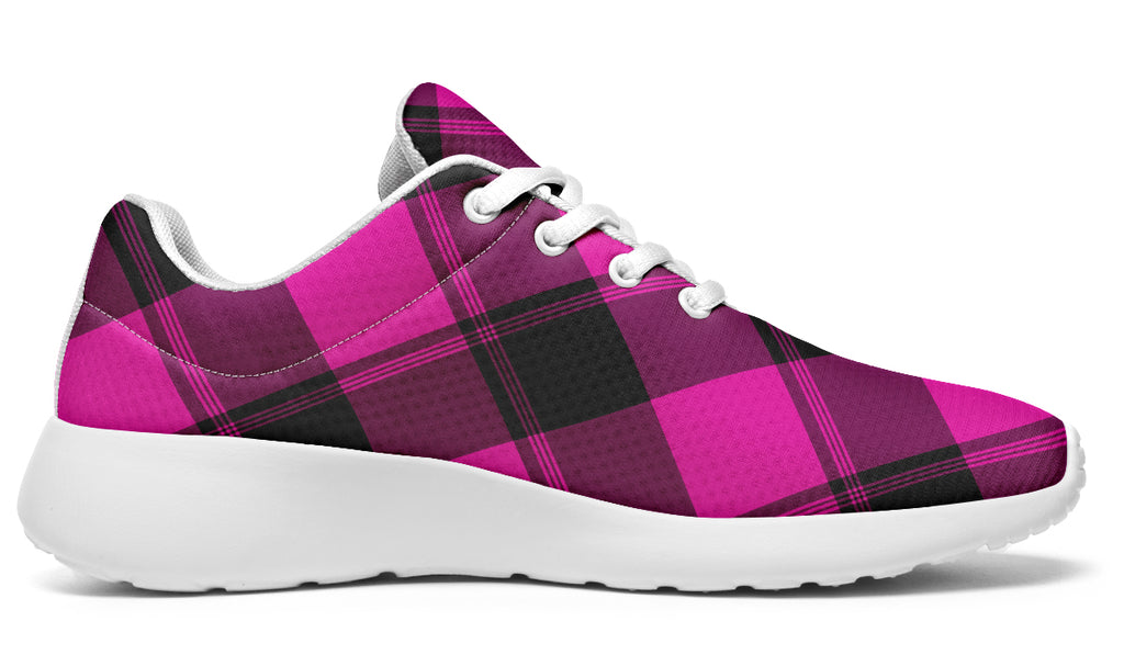 Pretty In Pink Plaid Sneakers