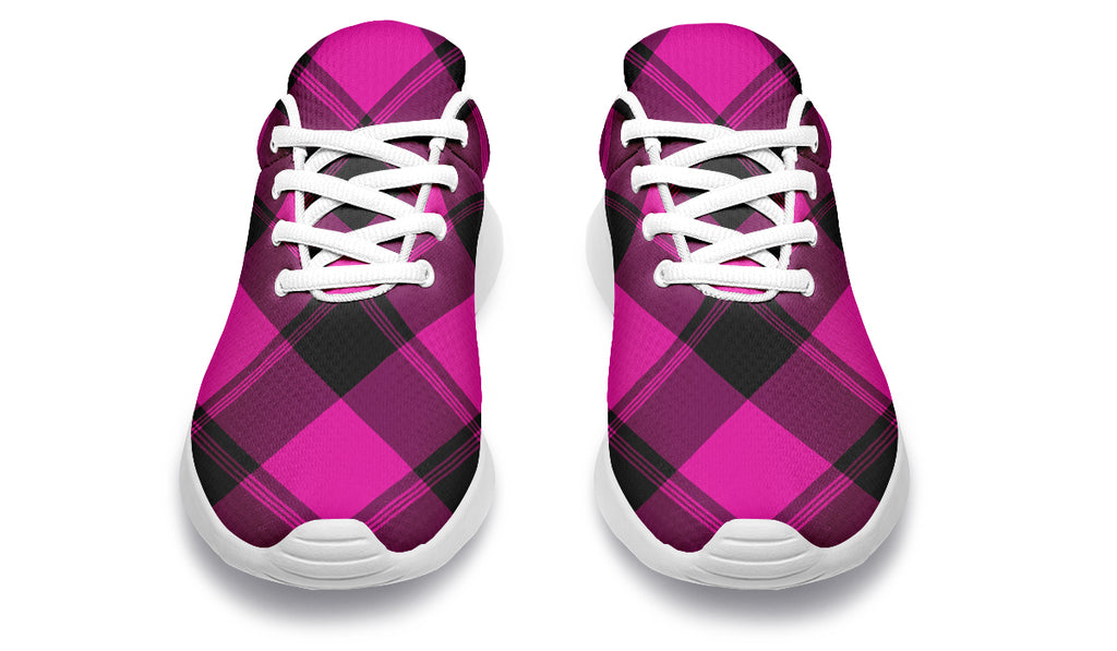 Pretty In Pink Plaid Sneakers