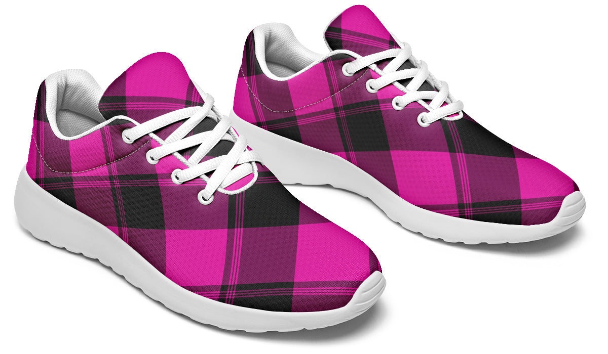 Pretty In Pink Plaid Sneakers