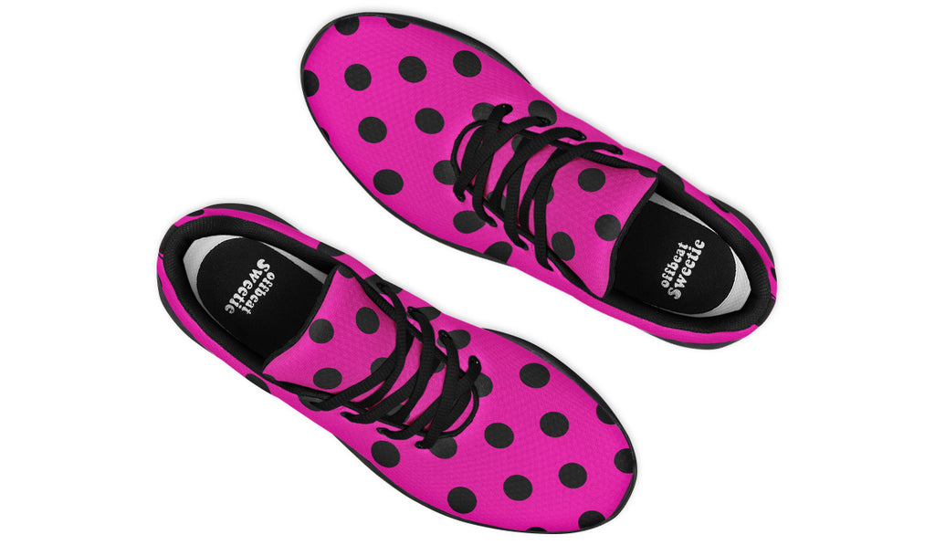 Pretty In Pink Polka Dot Sneakers