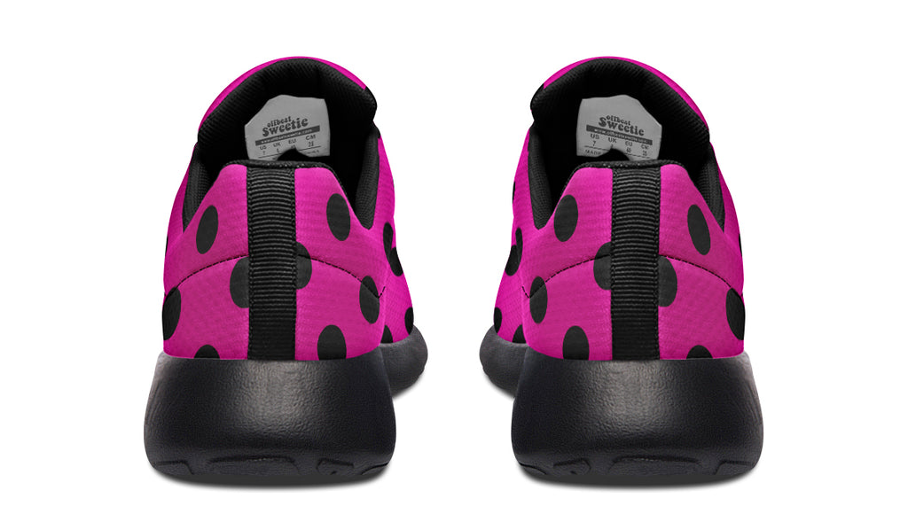 Pretty In Pink Polka Dot Sneakers