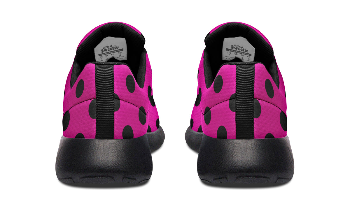 Pretty In Pink Polka Dot Sneakers