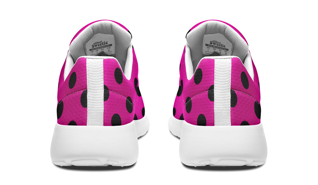 Pretty In Pink Polka Dot Sneakers