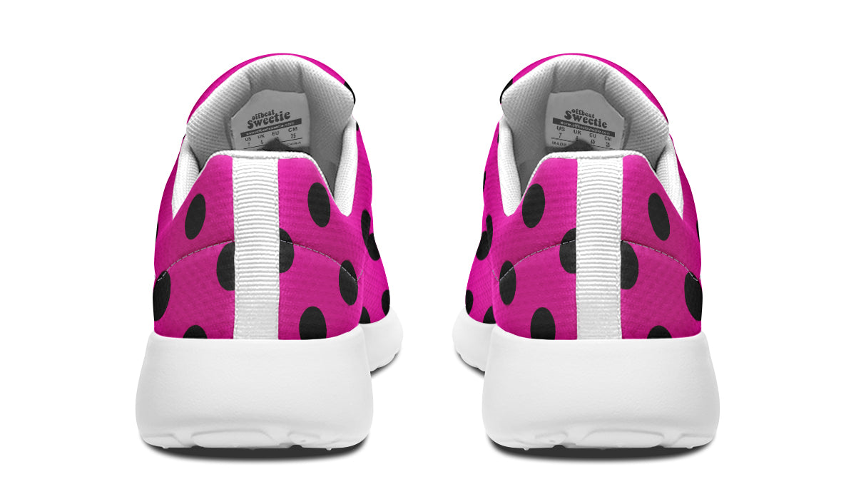 Pretty In Pink Polka Dot Sneakers