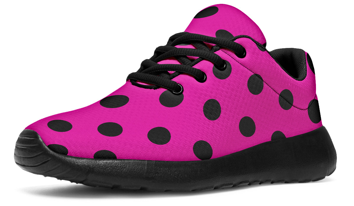 Pretty In Pink Polka Dot Sneakers