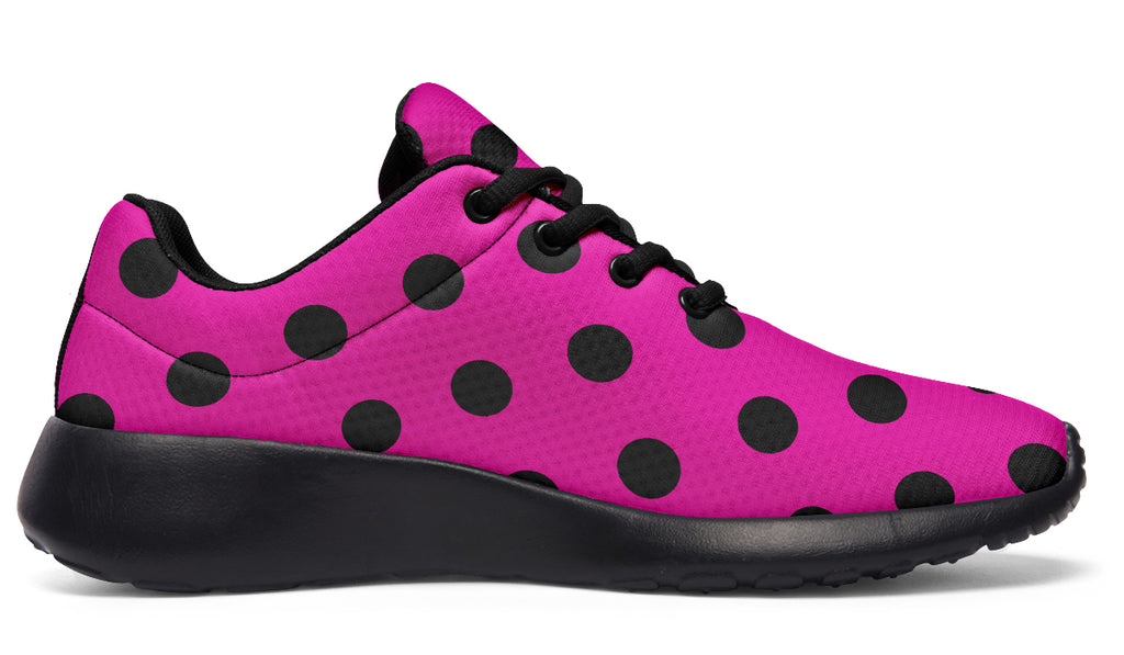 Pretty In Pink Polka Dot Sneakers