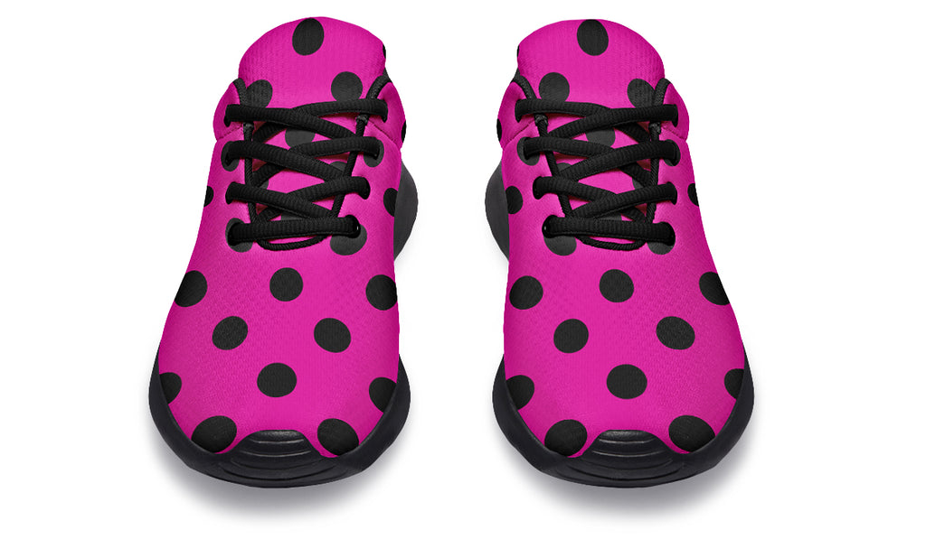 Pretty In Pink Polka Dot Sneakers