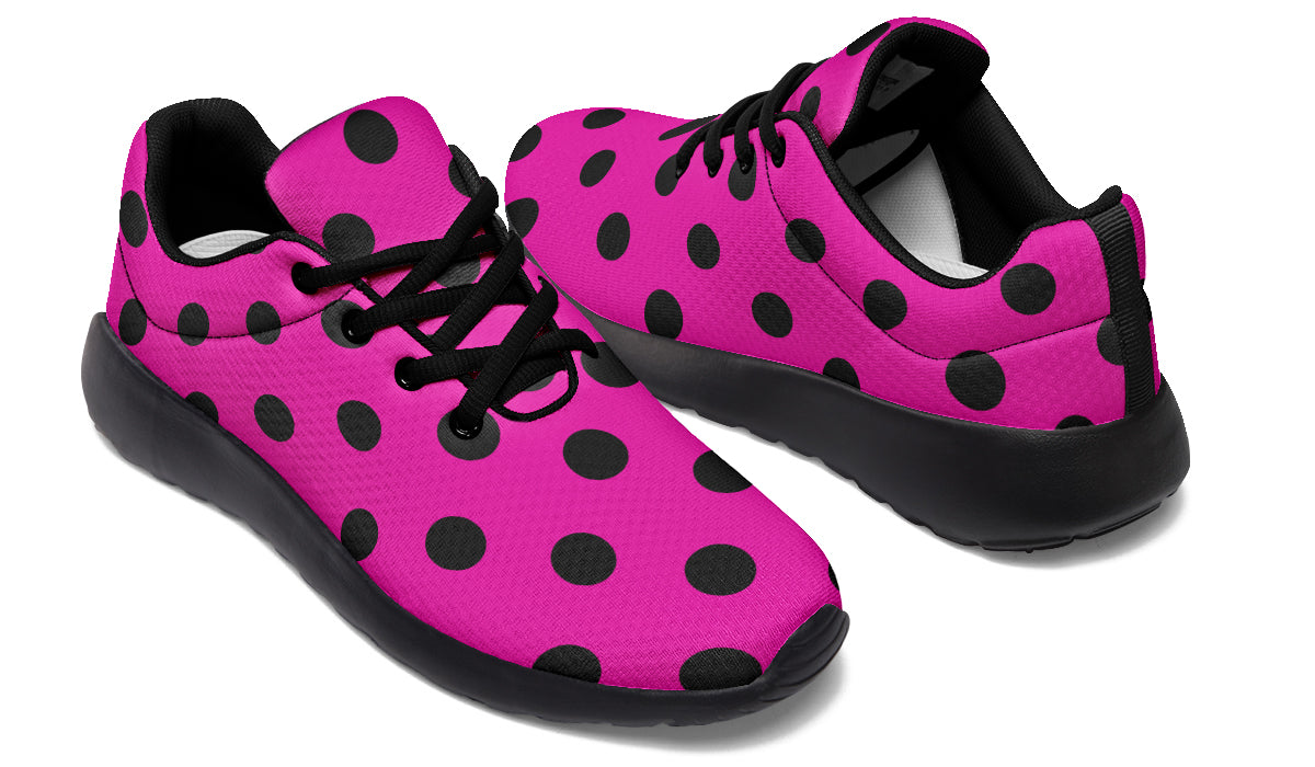 Pretty In Pink Polka Dot Sneakers