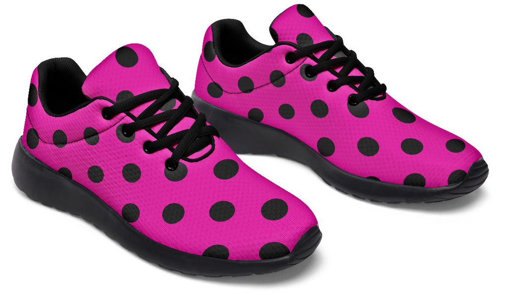 Pretty In Pink Polka Dot Sneakers