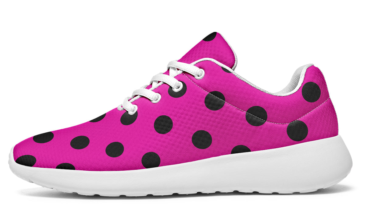Pretty In Pink Polka Dot Sneakers