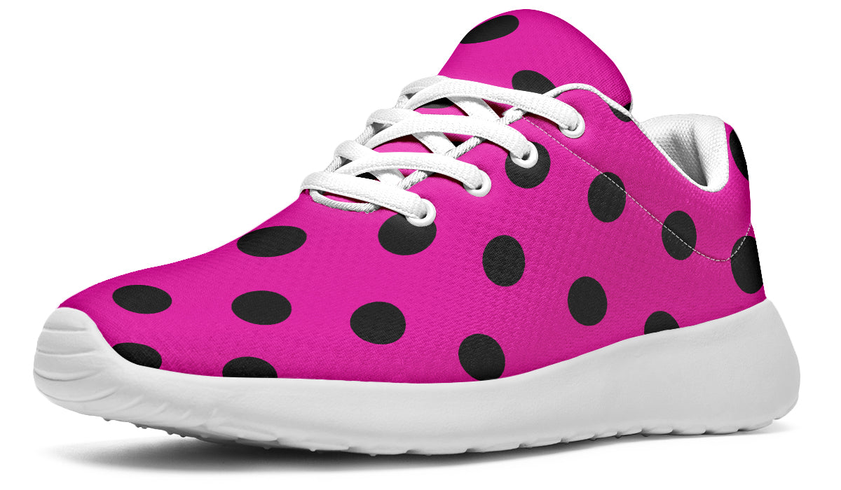 Pretty In Pink Polka Dot Sneakers