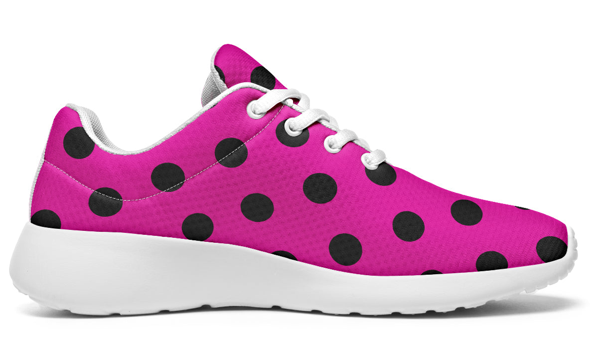 Pretty In Pink Polka Dot Sneakers
