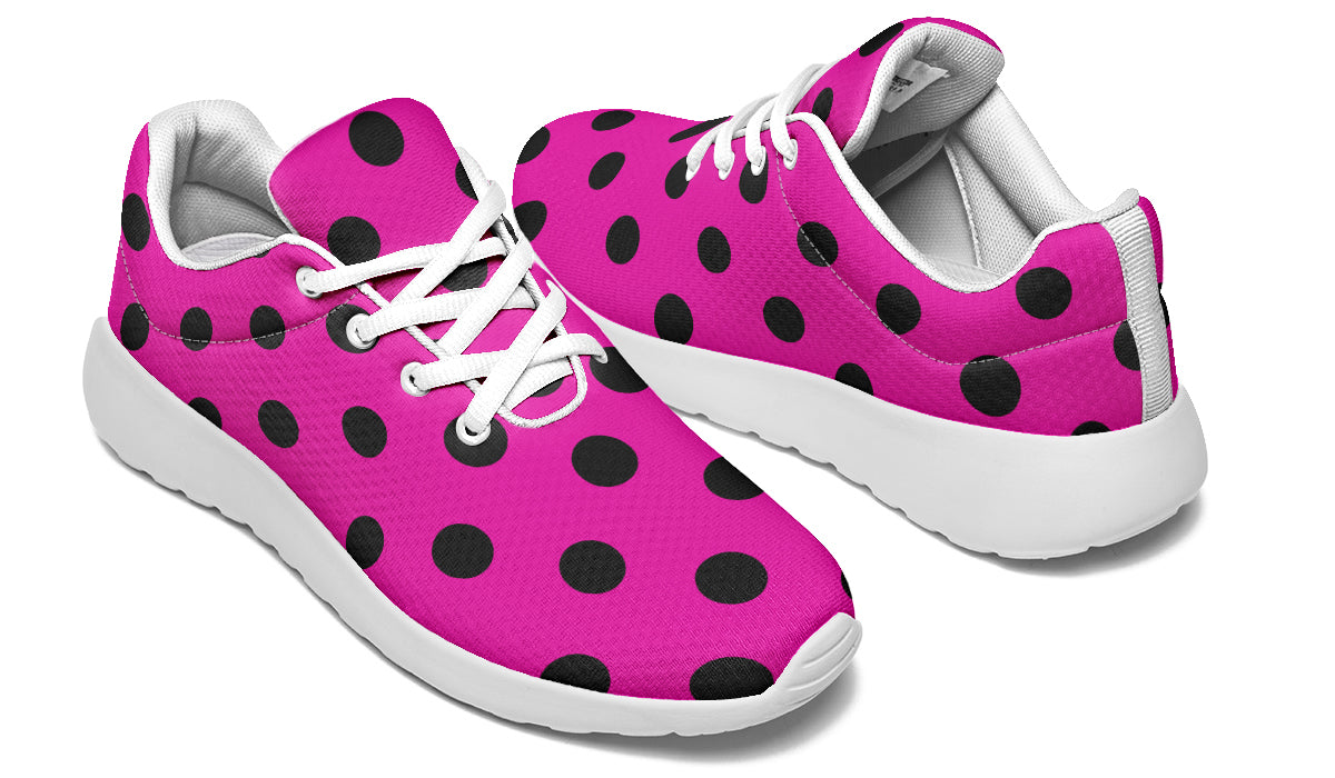 Pretty In Pink Polka Dot Sneakers