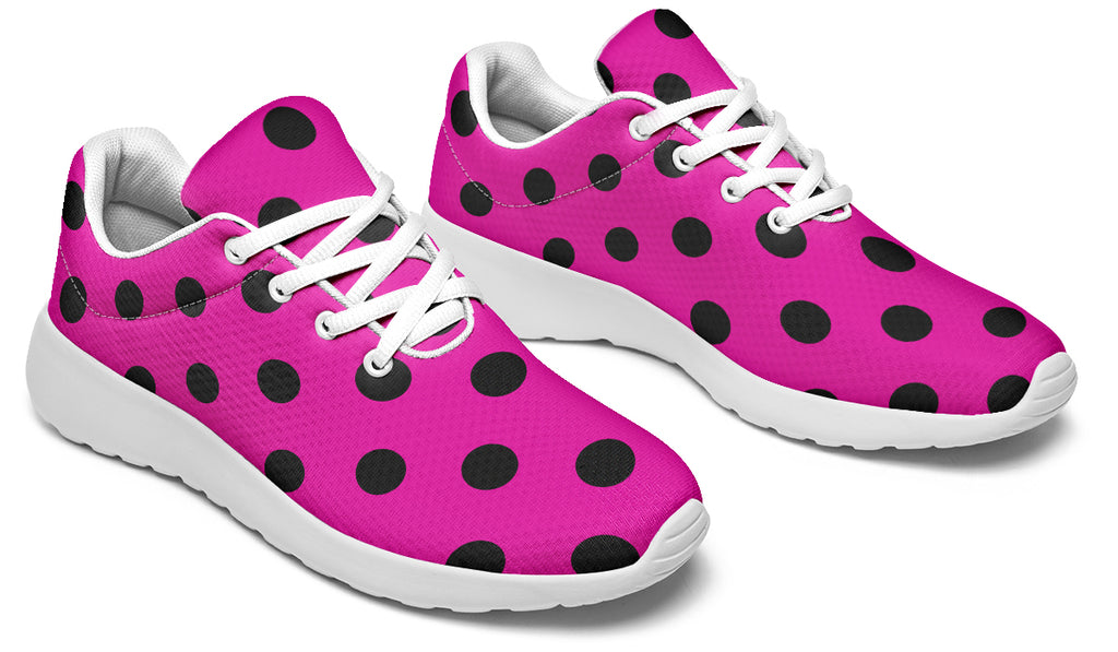Pretty In Pink Polka Dot Sneakers