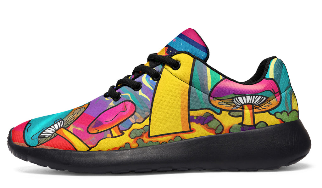 Psychedelic Mushies Sneakers - Offbeat Sweetie