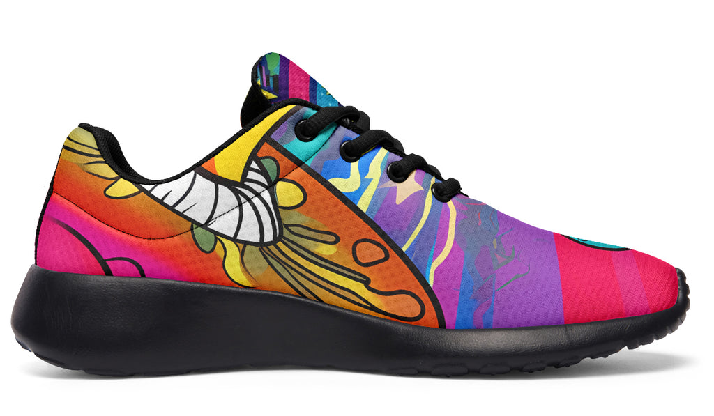 Psychedelic Mushies Sneakers - Offbeat Sweetie