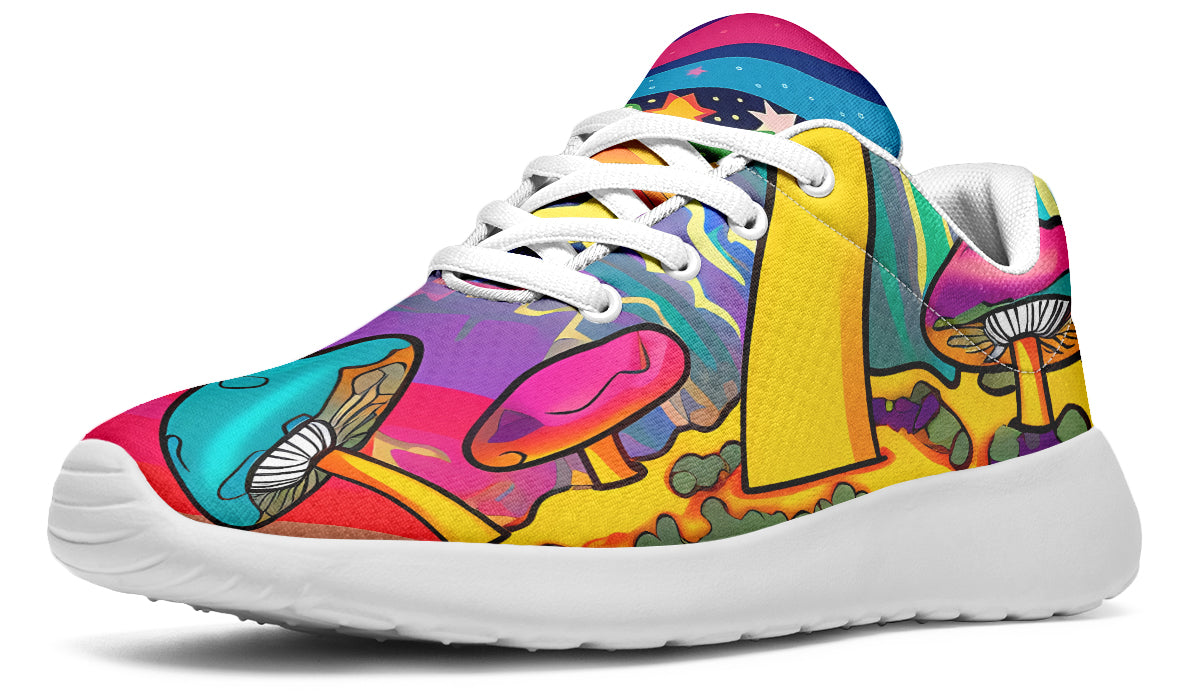 Psychedelic Mushies Sneakers - Offbeat Sweetie