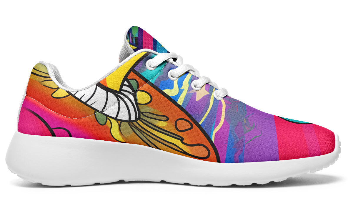 Psychedelic Mushies Sneakers - Offbeat Sweetie