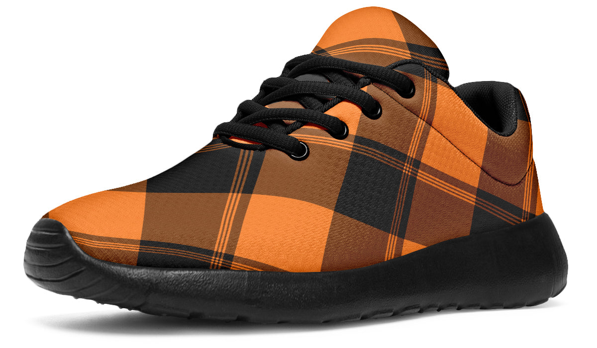 Pumpkin Pop Plaid Sneakers