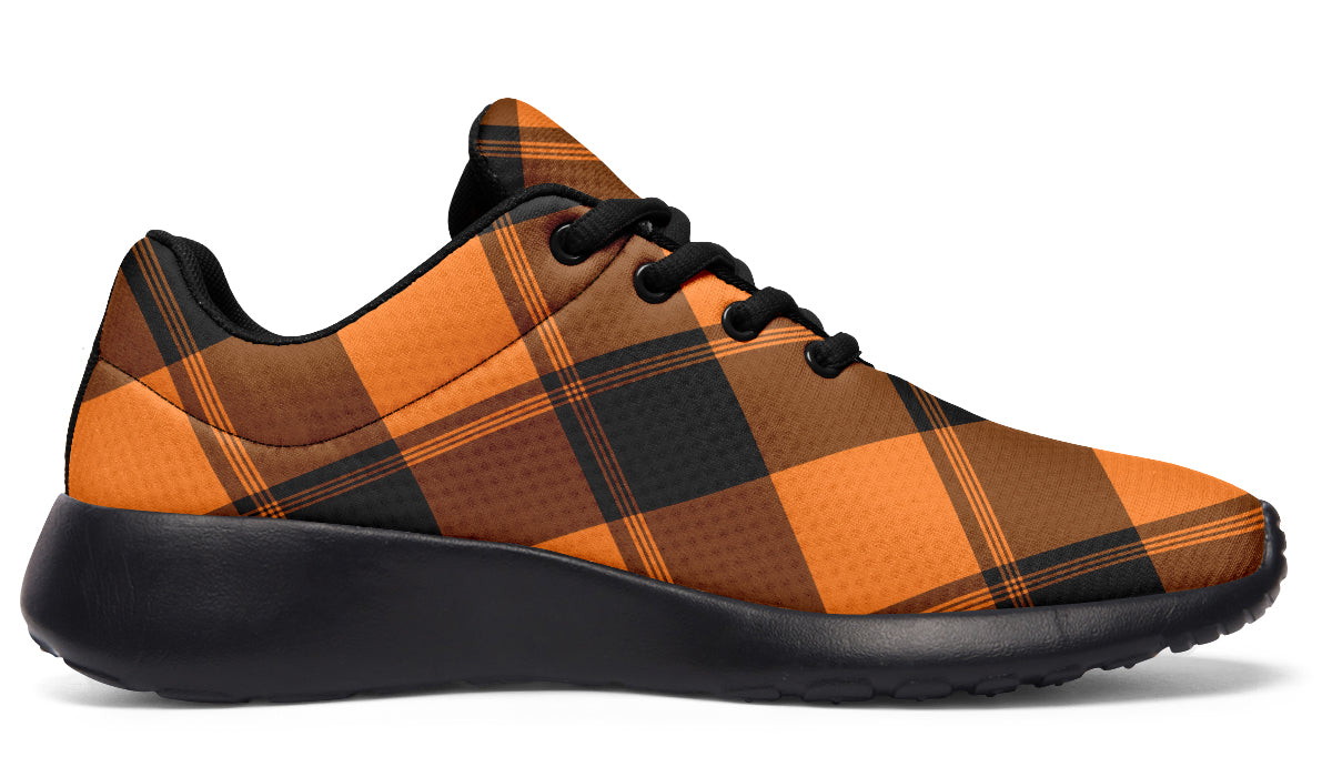 Pumpkin Pop Plaid Sneakers