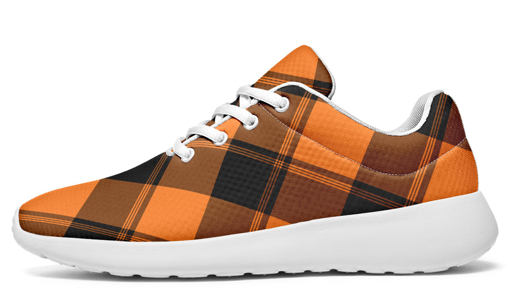 Pumpkin Pop Plaid Sneakers