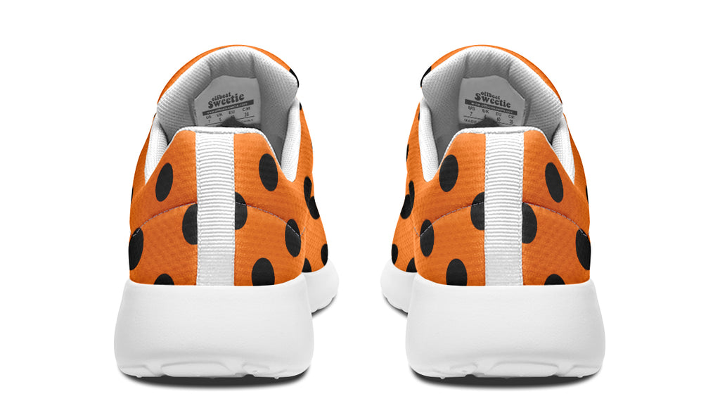 Pumpkin Pop Polka Dot Sneakers