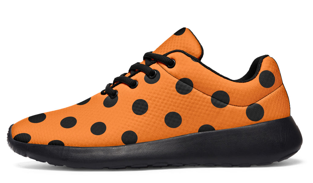 Pumpkin Pop Polka Dot Sneakers