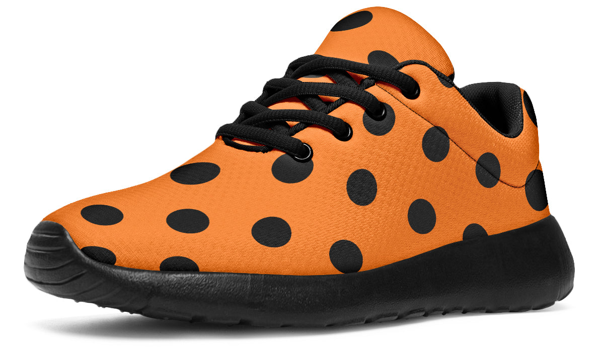 Pumpkin Pop Polka Dot Sneakers