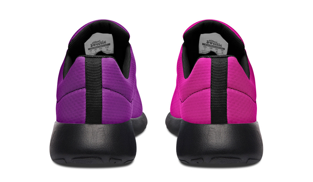 Purple And Pink Mismatch Sneakers - Offbeat Sweetie
