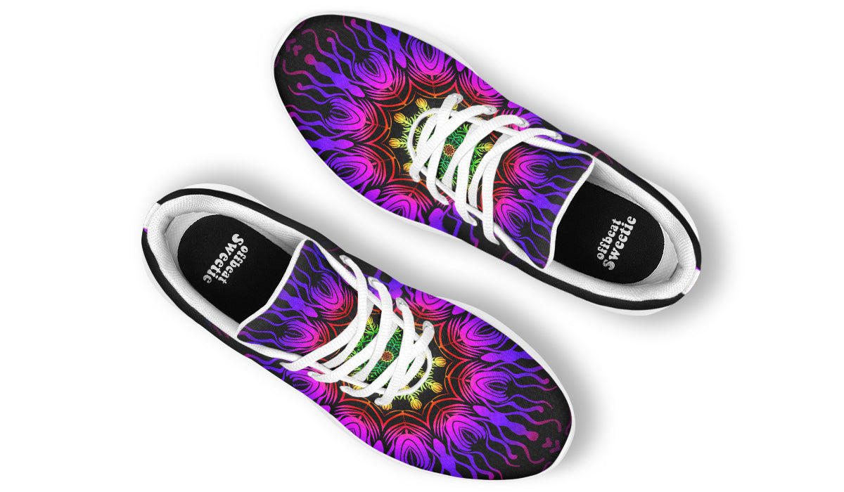 Purple Haze Mandala Sneakers - Offbeat Sweetie