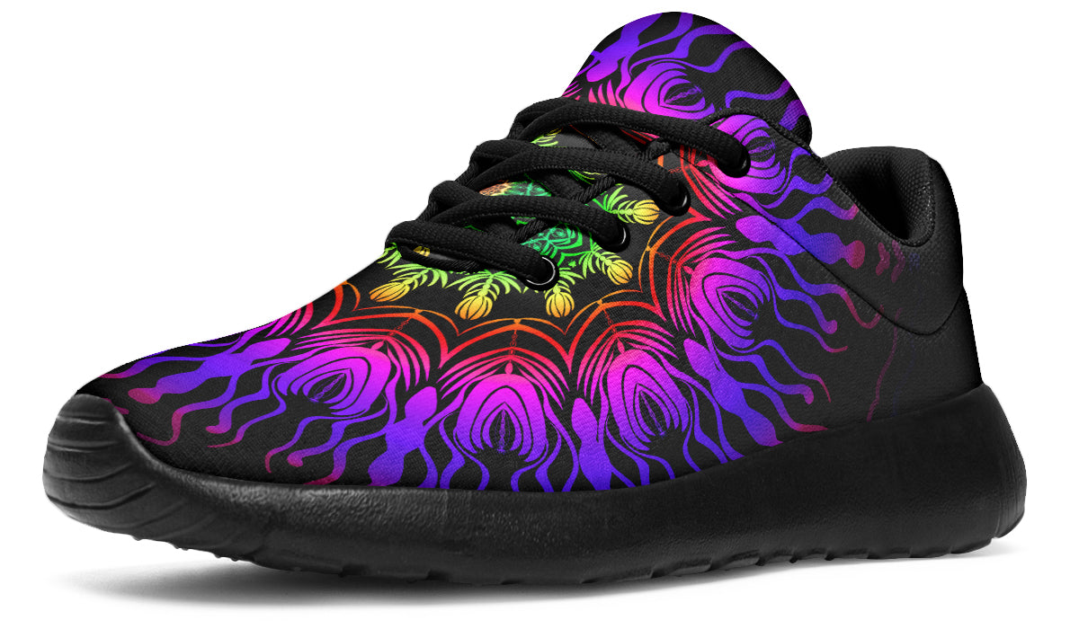 Purple Haze Mandala Sneakers - Offbeat Sweetie