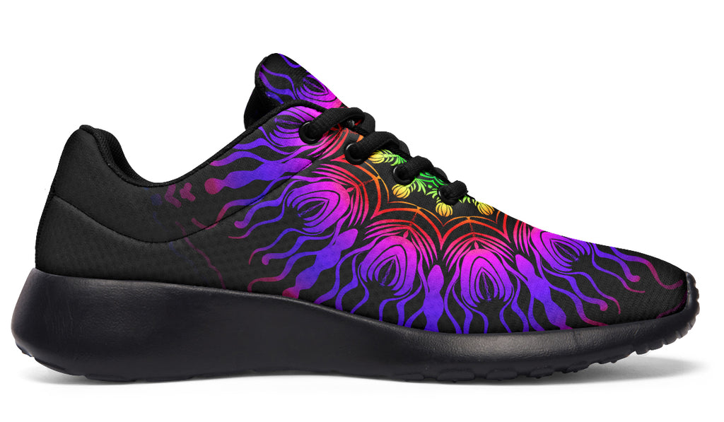 Purple Haze Mandala Sneakers - Offbeat Sweetie