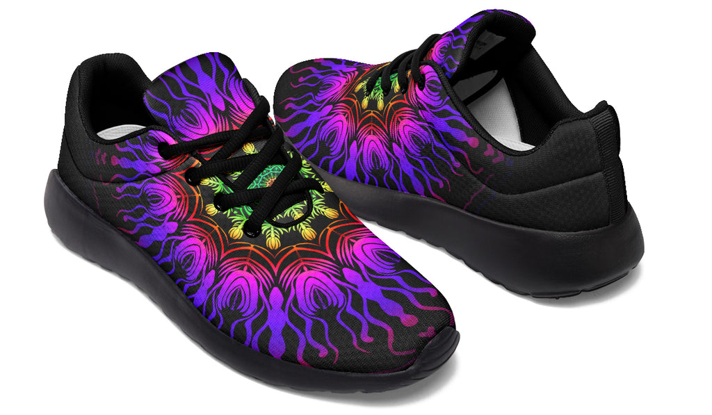 Purple Haze Mandala Sneakers - Offbeat Sweetie