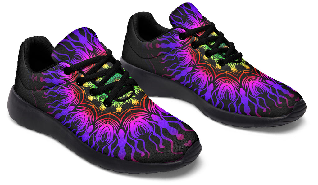 Purple Haze Mandala Sneakers - Offbeat Sweetie