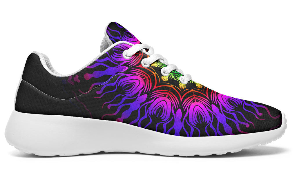 Purple Haze Mandala Sneakers - Offbeat Sweetie