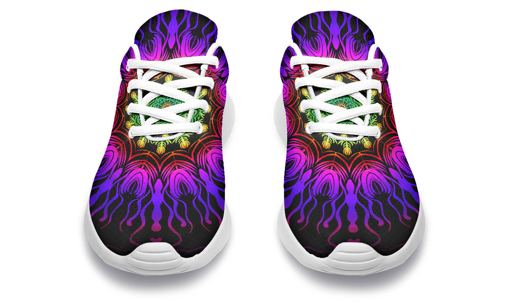 Purple Haze Mandala Sneakers - Offbeat Sweetie