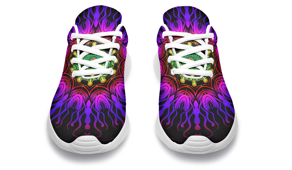Purple Haze Mandala Sneakers - Offbeat Sweetie