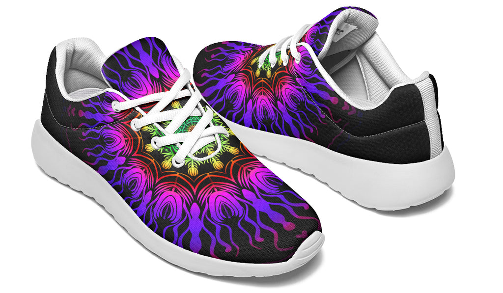 Purple Haze Mandala Sneakers - Offbeat Sweetie