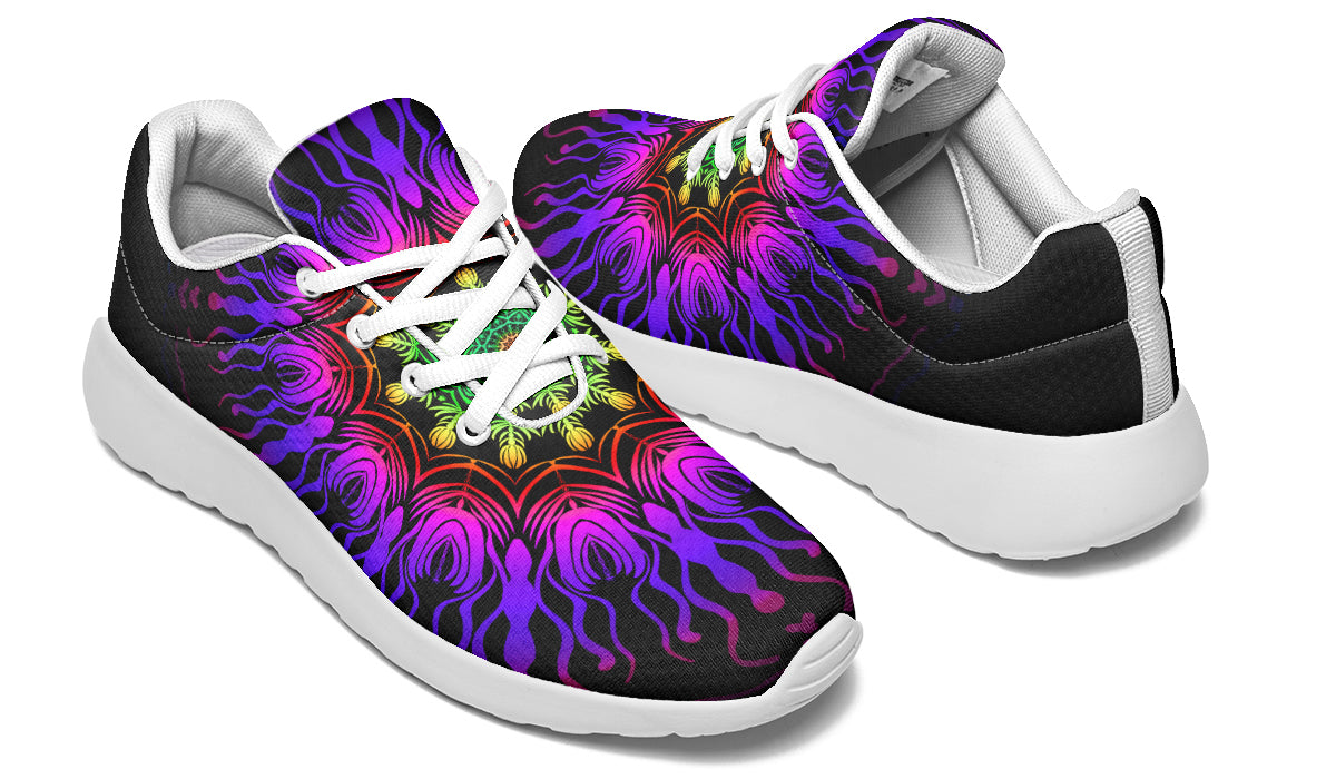 Purple Haze Mandala Sneakers - Offbeat Sweetie