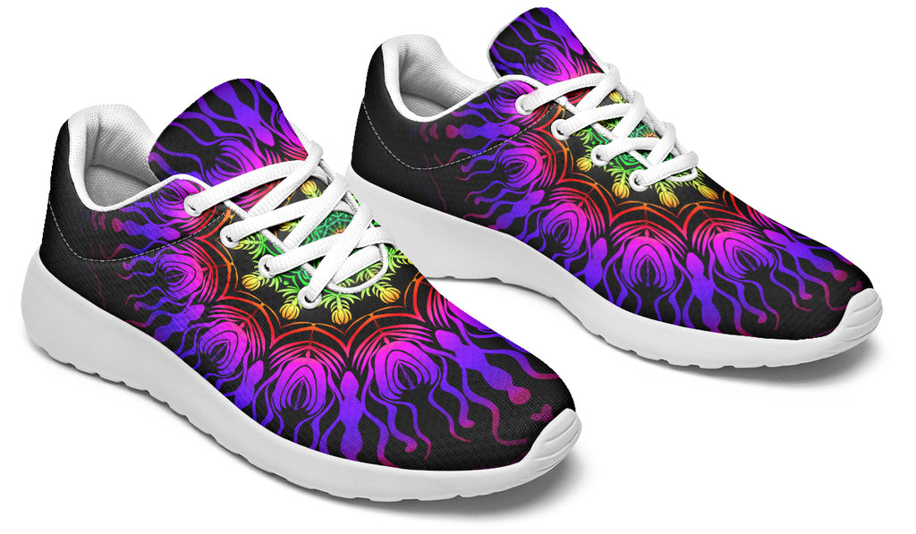 Purple Haze Mandala Sneakers - Offbeat Sweetie