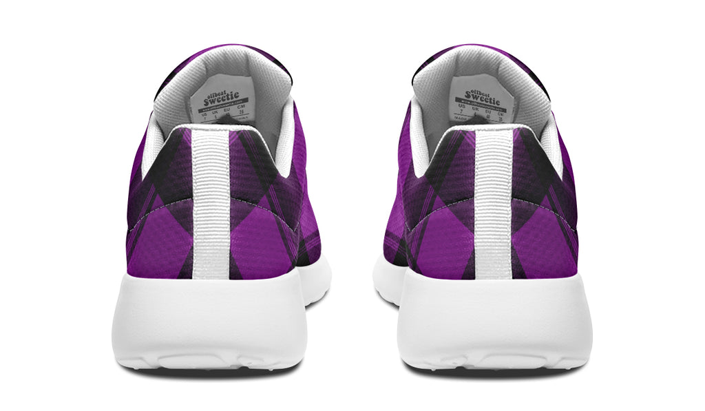 Purple Reign Plaid Sneakers